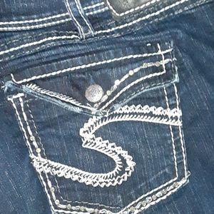 Silver suki flap plus size jeans